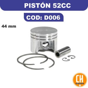 PISTON DESMALEZADORA 52 CC 44 MM