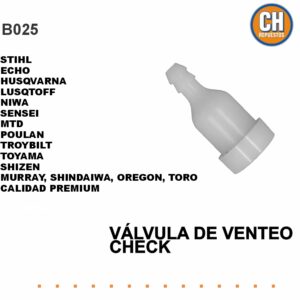 Válvula De Venteo Check