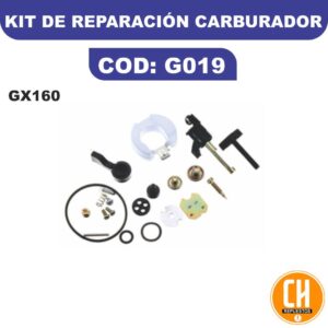 KIT DE REPARACION DE CARBURADOR GX160