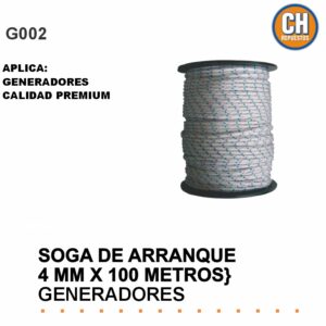 SOGA DE ARRANQUE 4MM X 100MTS GENERADOR