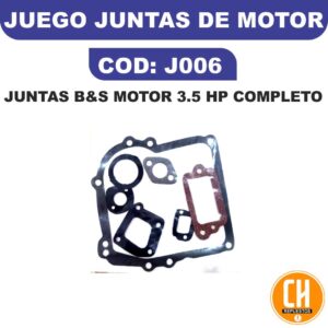 JUEGO DE JUNTAS B&S MOTOR 3.5 HP COMPLETO