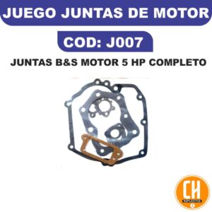 JUEGO DE JUNTAS B&S MOTOR 5 HP COMPLETO