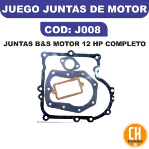 JUEGO DE JUNTAS B&S MOTOR 12 HP COMPLETO