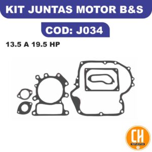 JUEGO JUNTAS MOTOR BRIGGS 13.5 A 19.5 HP