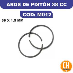 ARO DE PISTON 38CC 39X1.5MM EL PAR