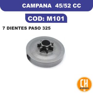 CAMPANA DE EMBRAGUE DE MOTOSIERRA 45-52CC