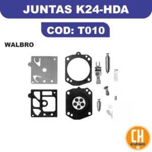 KIT DE REPARACION CARBURADOR WALBRO K24-HDA COMPLETO