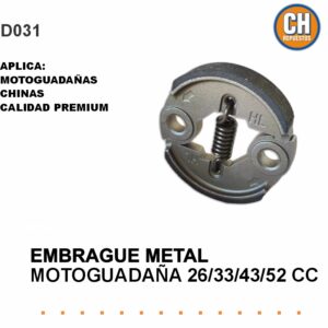 EMBRAGUE METAL 33/43/52 DESMALEZADORA