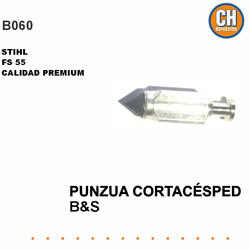 PUNZUA CORTACÉSPED B&S Se adapta a: B&S- motores Nikki 11 HP-19 HP Compatible con Craftsman y más.