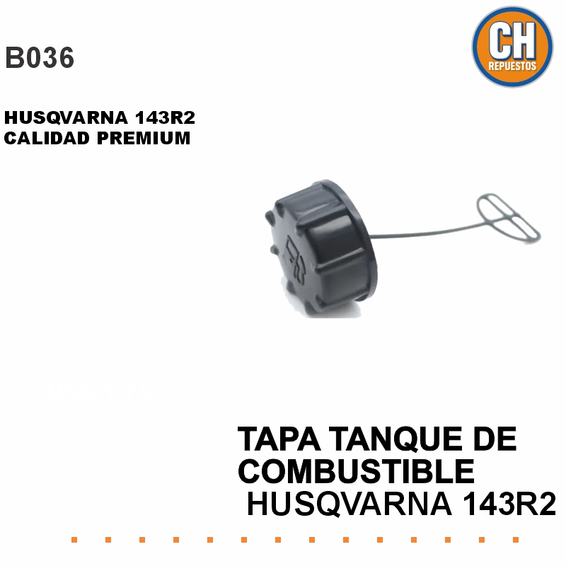 TAPA DE COMBUSTIBLE HUSQ 143 R2