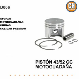 PISTON DESMALEZADORA 52 CC 44 MM
