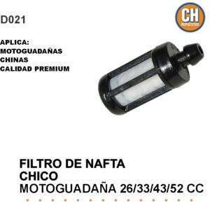FILTRO DE NAFTA CHICO DESMALEZADORA