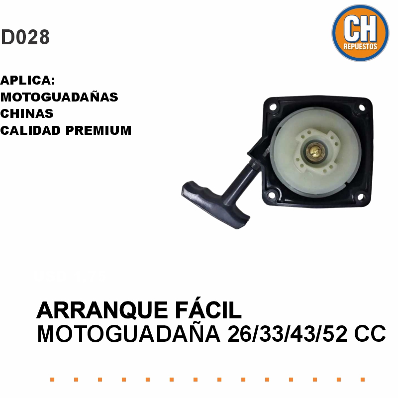 ARRANQUE FACIL DESMALEZADORA