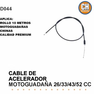 CABLE DE ACELERADOR  DESMALEZADORA