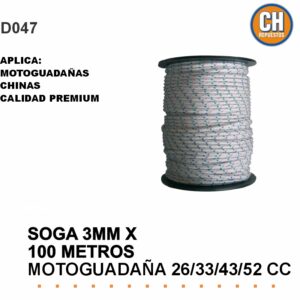 SOGA 3MM X 100 METROS DESMALEZADORA