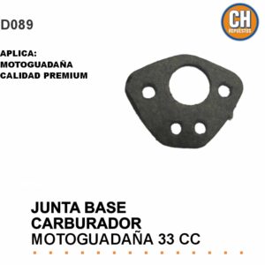 JUNTA BASE DE CARBURADOR 33CC DESMALEZADORA