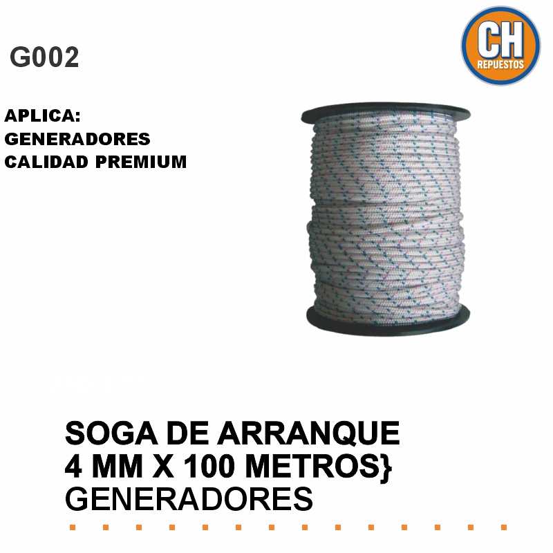 SOGA DE ARRANQUE GENERADOR