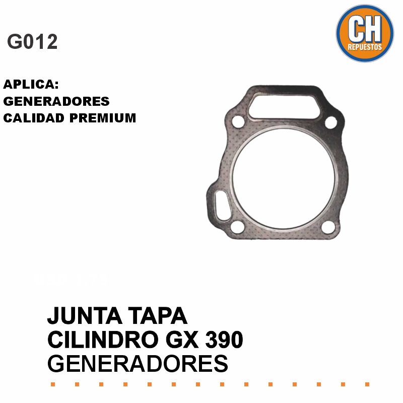 JUNTA TAPA CILINDRO GX390