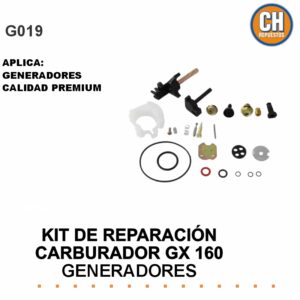 KIT DE REPARACION DE CARBURADOR GX160