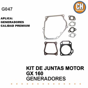 KIT DE JUNTAS DE MOTOR GX160