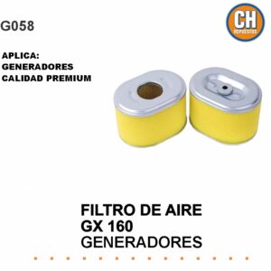 FILTRO DE AIRE GX 160