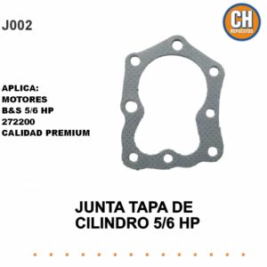 JUNTA TAPA DE CILINDRO 5 HP