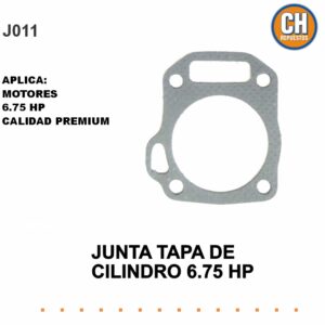 JUNTA TAPA DE CILINDRO B&S DE 6.75 HP