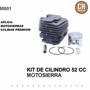 KIT CILINDRO COMPLETO 52 CC MOTOSIERRA
