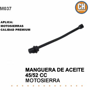 MANGUERA DE ACEITE MOTOSIERRA