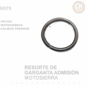 RESORTE SELLO DE GARGANTA DE ADMISIÓN 45/52 MOTOSIERRA