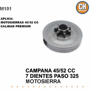 Campana de embrague de motosierra 46/52cc 325 7 dientes