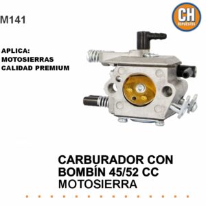 CARBURADOR MOTOSIERRA 52CC CON BOMBIN