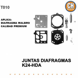 KIT DE REPARACION CARBURADOR WALBRO K24-HDA COMPLETO