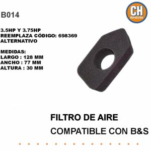 Filtros aire 3.5hp B&S