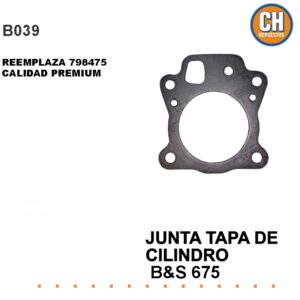JUNTA TAPA CILINDRO MOTOR VERTICAL  B&S 675 MODELO NUEVO