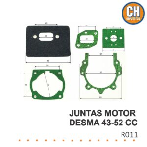 JUNTAS MOTOR 43-52 CC DESMALEZADORA R011 LQ