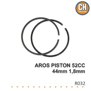 AROS PISTON 52CC 44mm 1,8mm R032 LQ