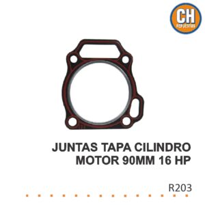 JUNTAS TAPA CILINDRO MOTOR 90MM 16 HP R203 LQ