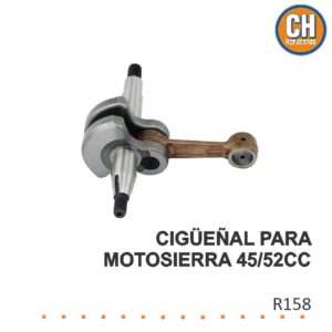 CIGÜEÑAL PARA MOTOSIERRA 45/52CC R158 LQ