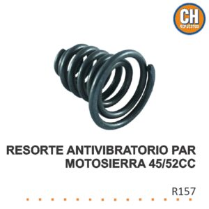 RESORTE ANTIVIBRATORIO PAR MOTOSIERRA 45/52CC R157 LQ