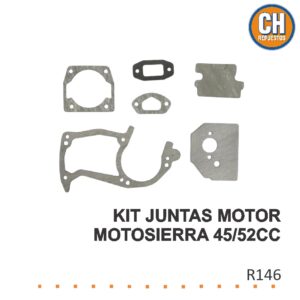 KIT JUNTAS MOTOR MOTOSIERRA 45/52CC R146 LQ