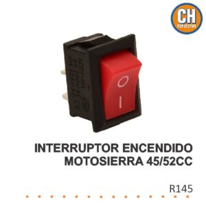 INTERRUPTOR ENCENDIDO MOTOSIERRA 45/52CC R145 LQ